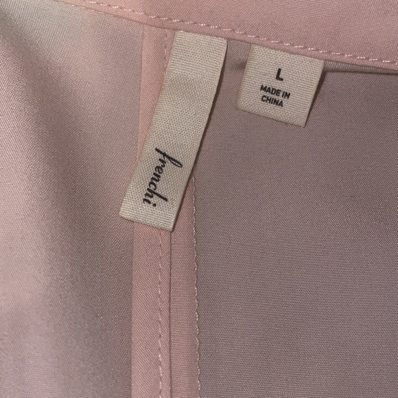 Frenchi French Pastel Pink size Large NWT - Picture 7 of 9